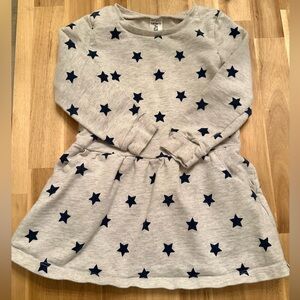 Carter’s Toddler Long-Sleeve Cotton Dress with Pockets - size 3T